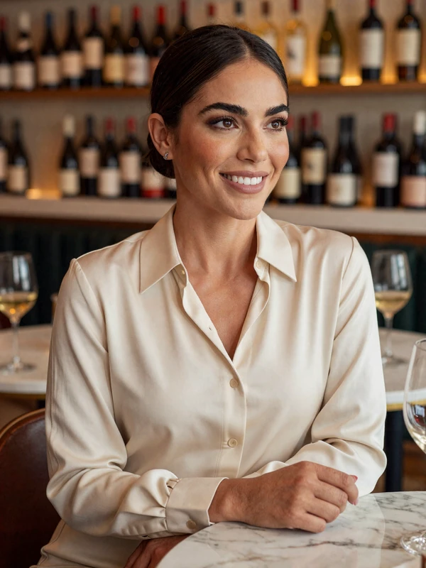 Dr. Sloane Rivera, single woman urologist dating profile, Chicago lakeside loft portrait