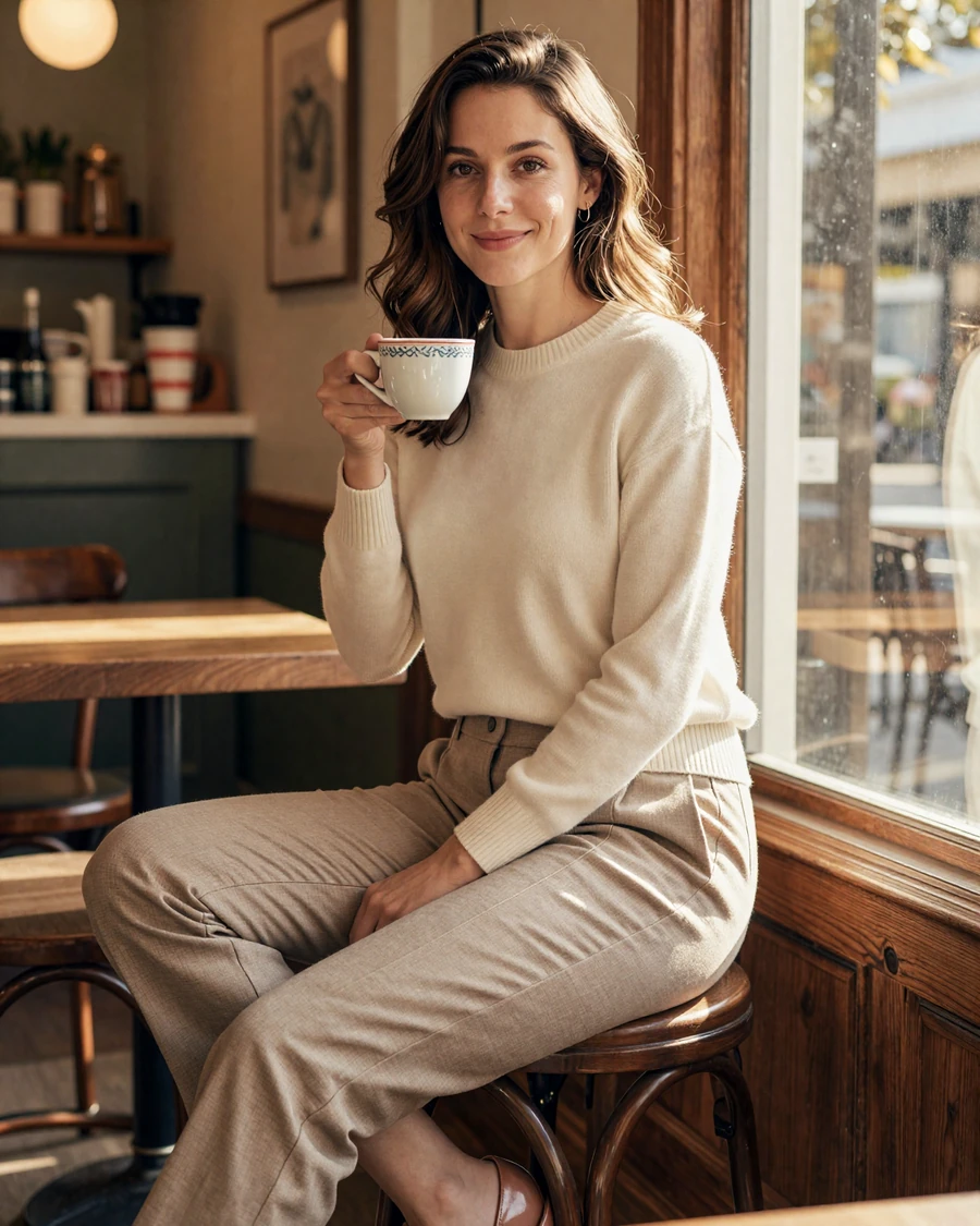 Single licensed practical nurse on LovePsychology nurse dating site, off-duty at sunlit Charleston coffee shop
