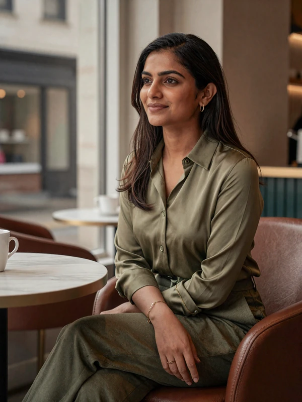 Dr. Priya Anand, neuroradiology fellow dating profile, Chicago coffee bar