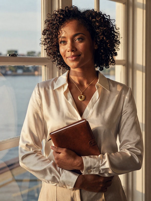 Dr. Amara Johnson, single psychiatrist dating site profile, Georgetown townhouse