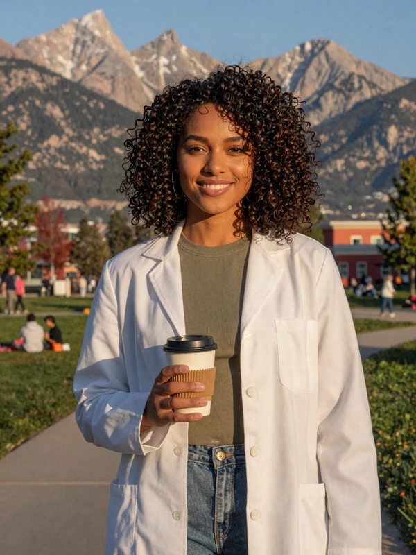 Dr. Maya Okonkwo, single family physician dating profile, Denver park weekend