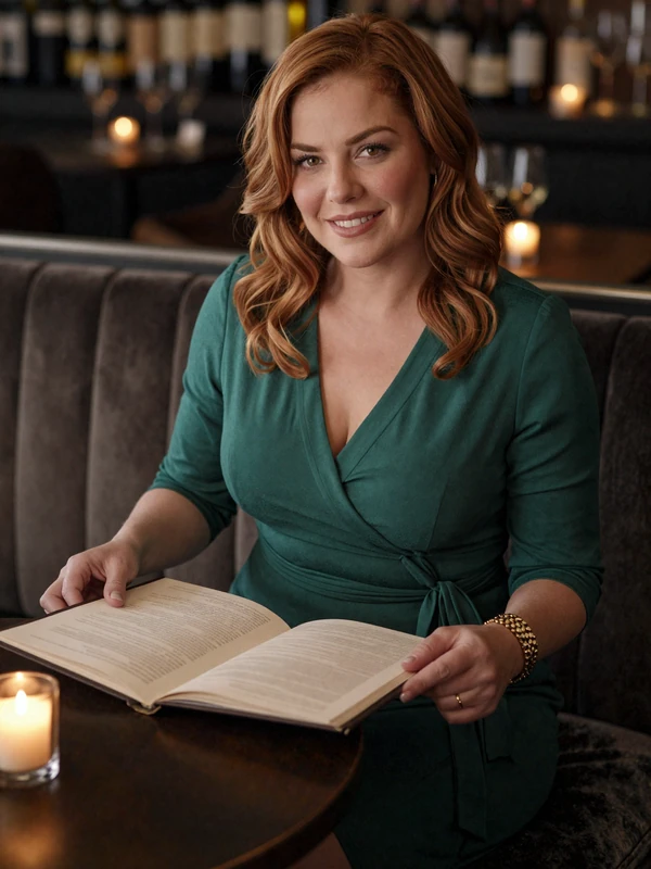 Dr. Sofia Marchetti, cardiologist dating site profile, upscale Chicago wine bar